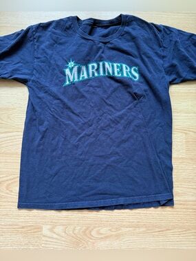 Seattle Mariners Navy Short Sleeve Tee